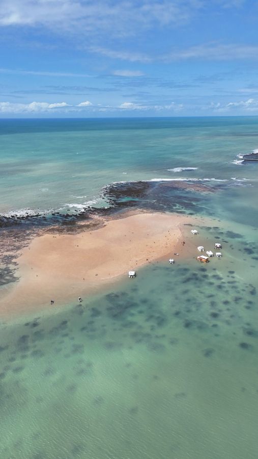 Areia Vermelha vista do alto